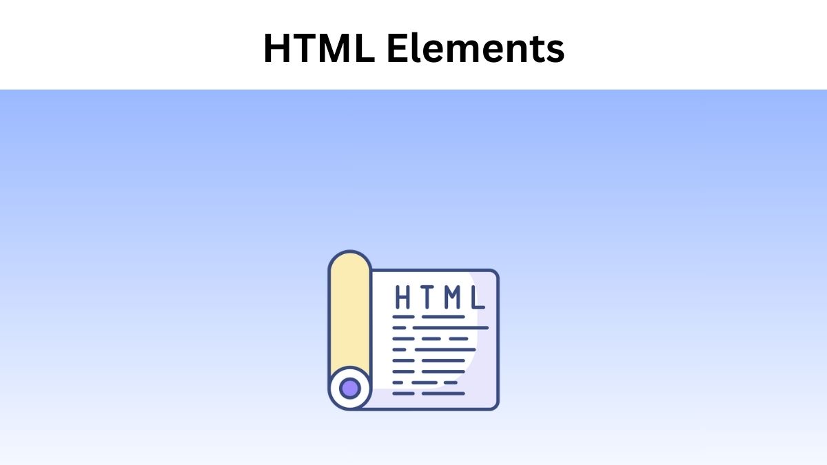 HTML Elements