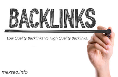 Low Quality Backlinks VS High Quality Backlinks.