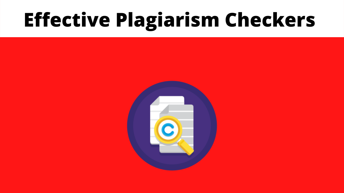 Plagiarism Checkers