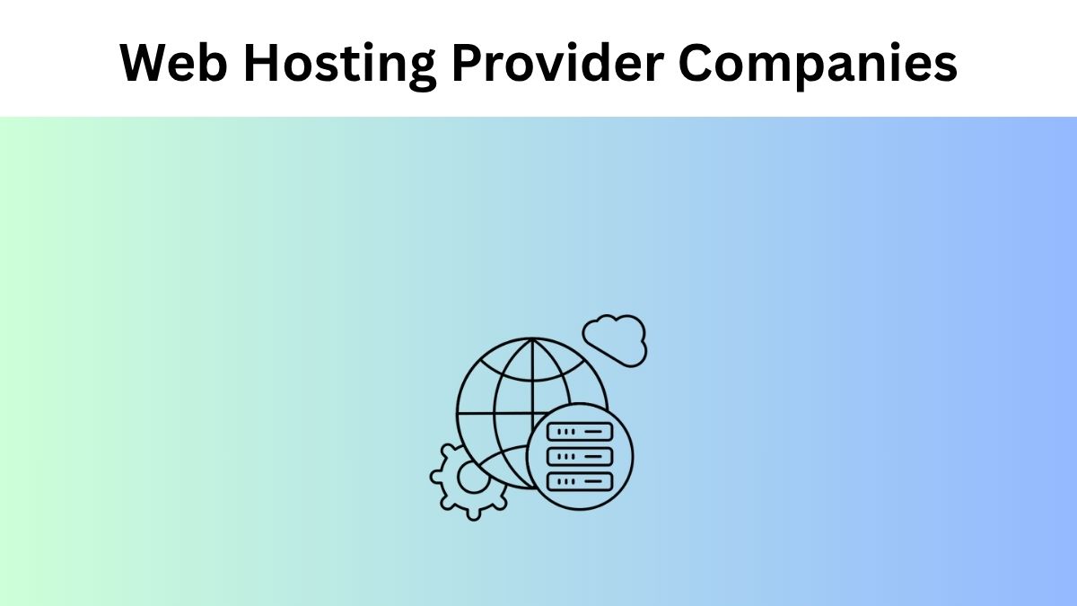 Best web hosting provider companies