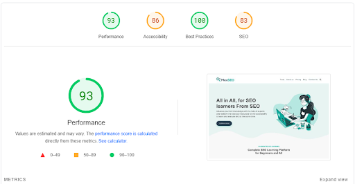 Optimize your loading speed