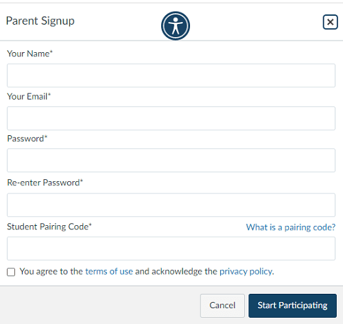 How to register as a parent?