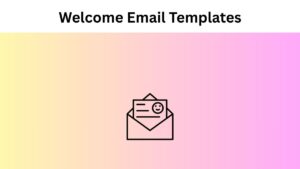 Welcome Email Templates