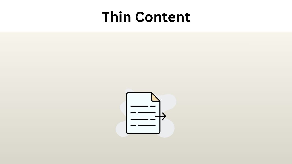 Thin Content