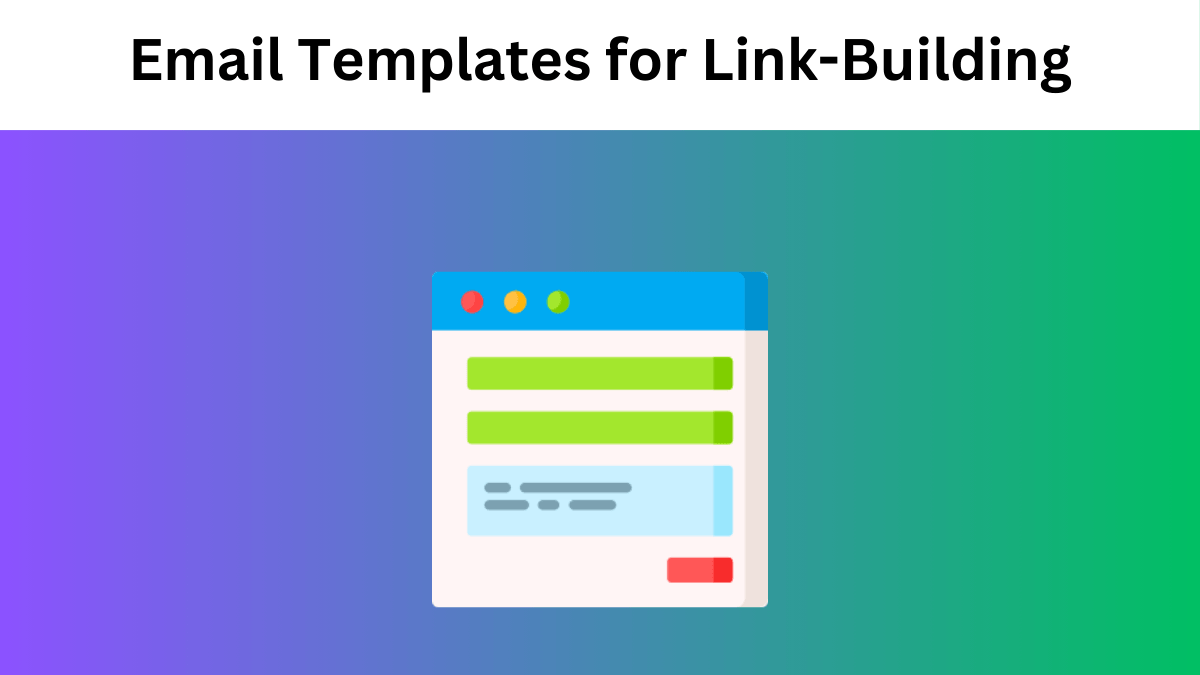 Email Templates for Link-Building