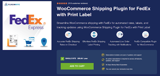 WooCommerce Shipping Plugin for FedEx