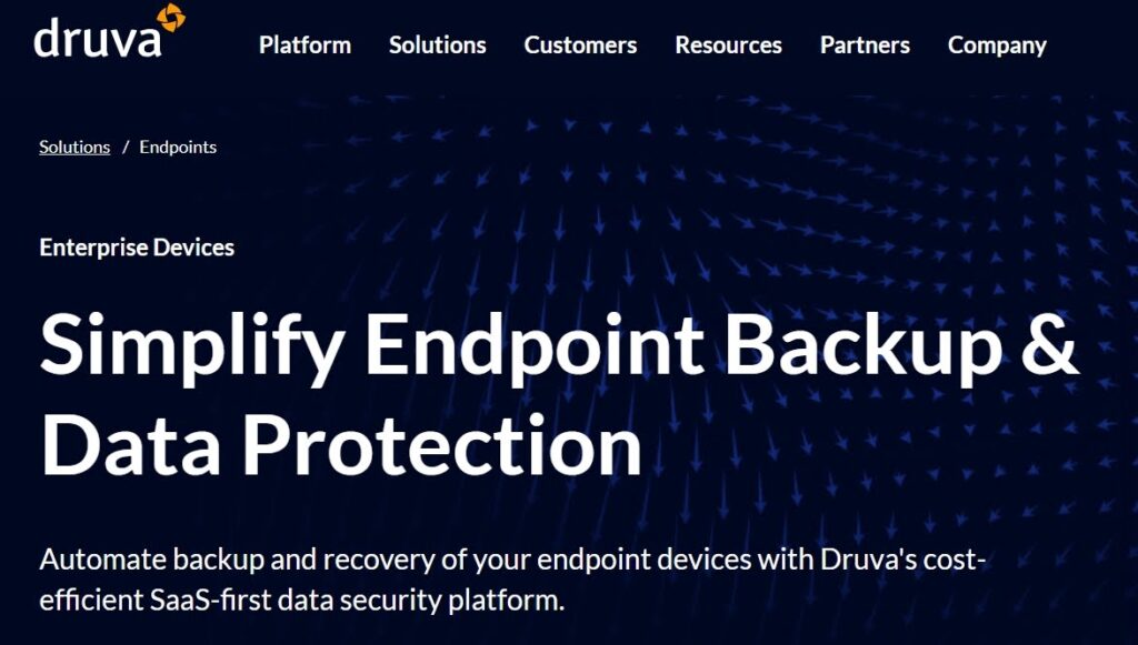 Druva Cloud Platform