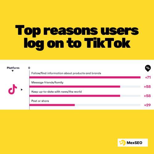 Top Reasons Users Log On to TikTok