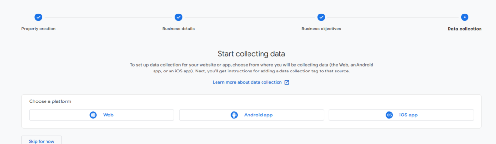 Start Collecting Data