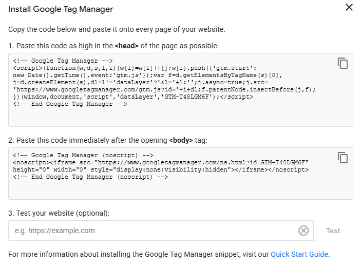 Tag Manager