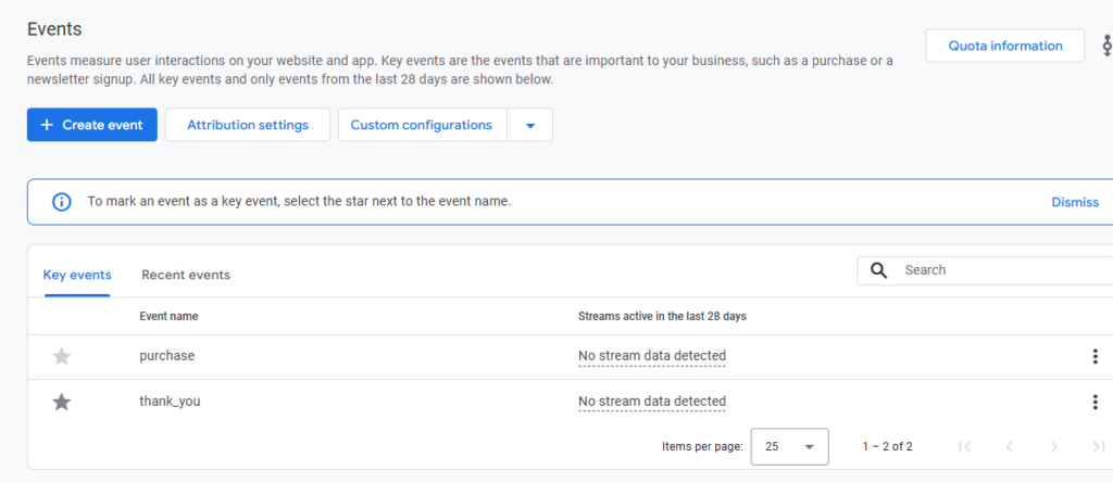 The Event Page
